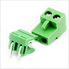 Green Connector PCB Mount 2 pin